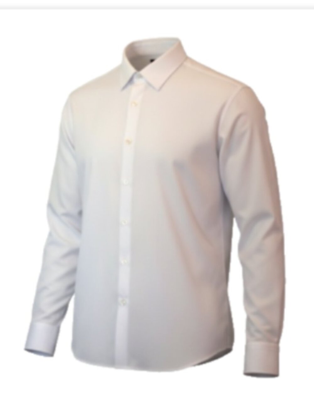 Nordstrom Men's Size XL White Trim Fit Dress Shirt Long Sleeve Button Up Formal